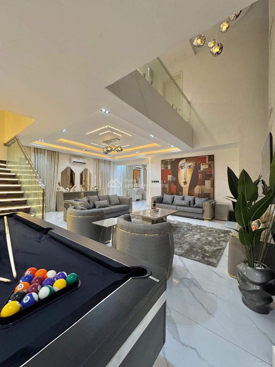 6-bedroom Duplex with Ps5, Snooker, Cinema & Pool, Lekki Phase 1, Lekki, Lagos, Flat / Apartment Short Let