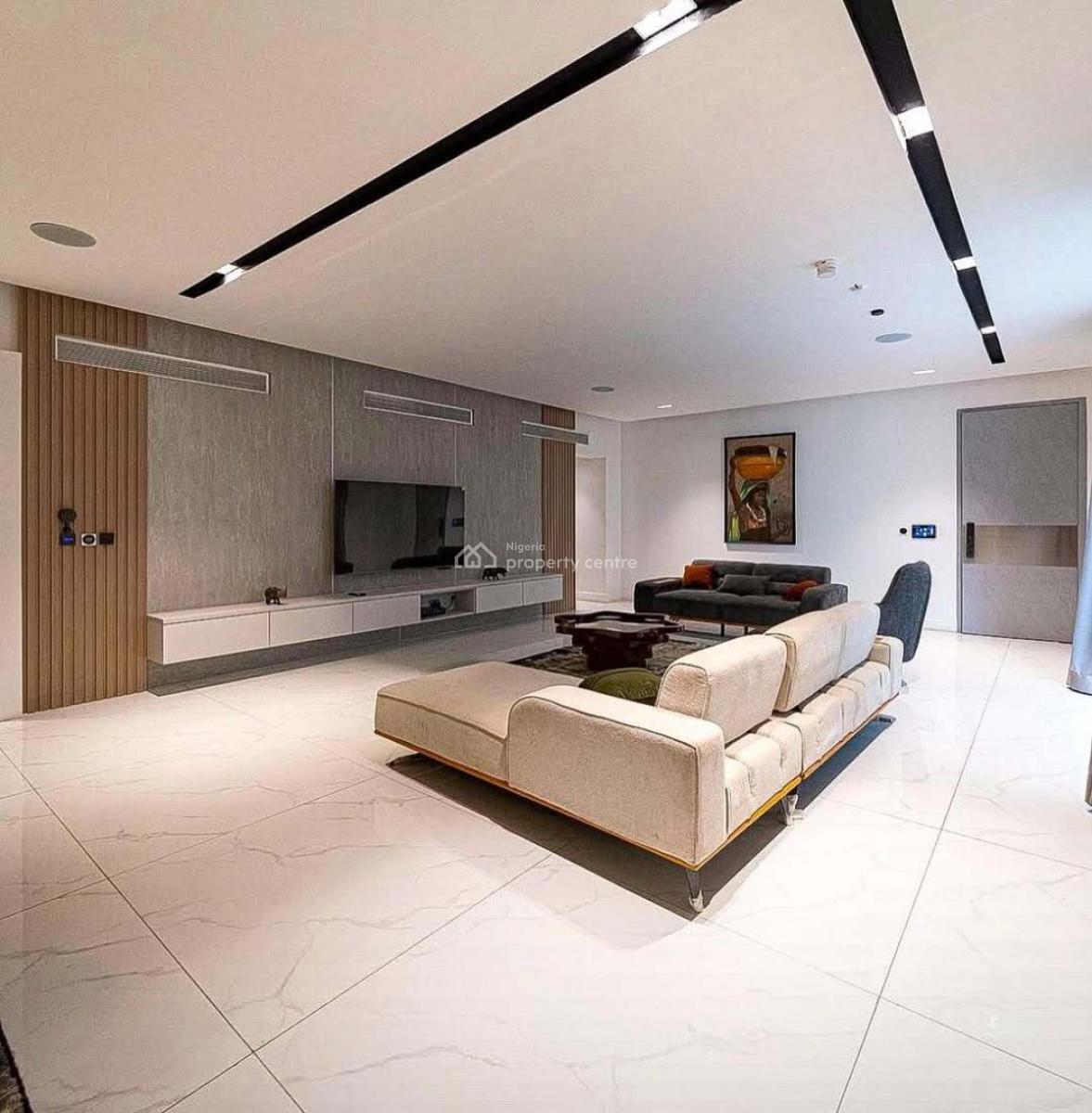 Luxury 5-bed Penthouse with 3 Bq, Infinity Pool & Wrap-around Balcony, Ikoyi, Lagos, House for Rent