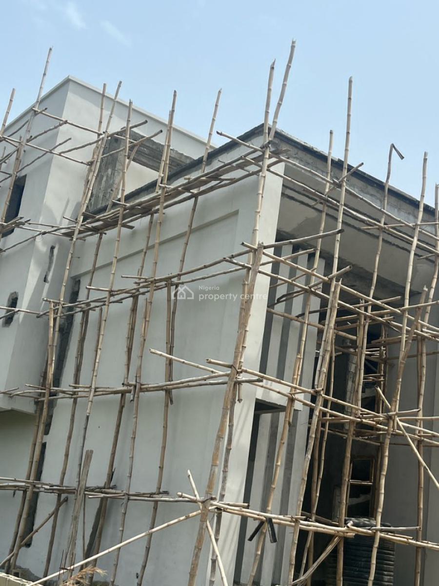 Exquisite Luxury 5 Bedrooms Duplex Ongoing/under Construction, Peace Garden Estate, Sangotedo, Ajah, Lagos, Detached Duplex for Sale