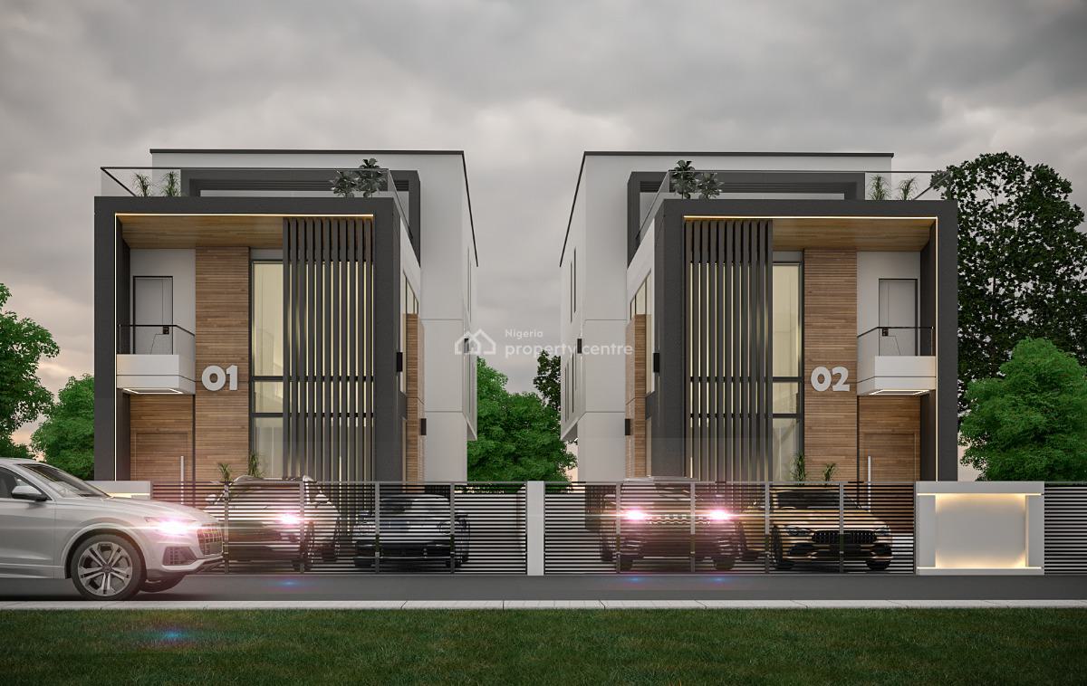 Exquisite Luxury 5 Bedrooms Duplex Ongoing/under Construction, Peace Garden Estate, Sangotedo, Ajah, Lagos, Detached Duplex for Sale