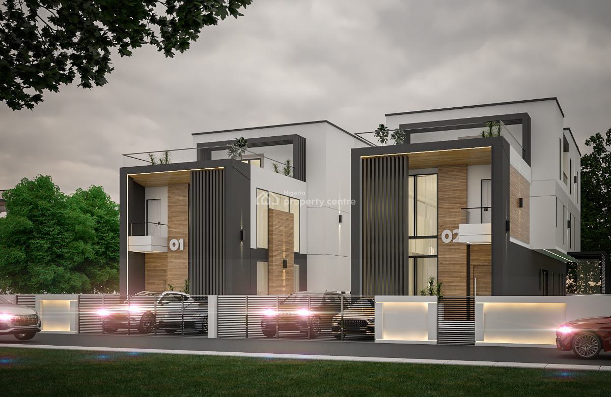 Exquisite Luxury 5 Bedrooms Duplex Ongoing/under Construction, Peace Garden Estate, Sangotedo, Ajah, Lagos, Detached Duplex for Sale