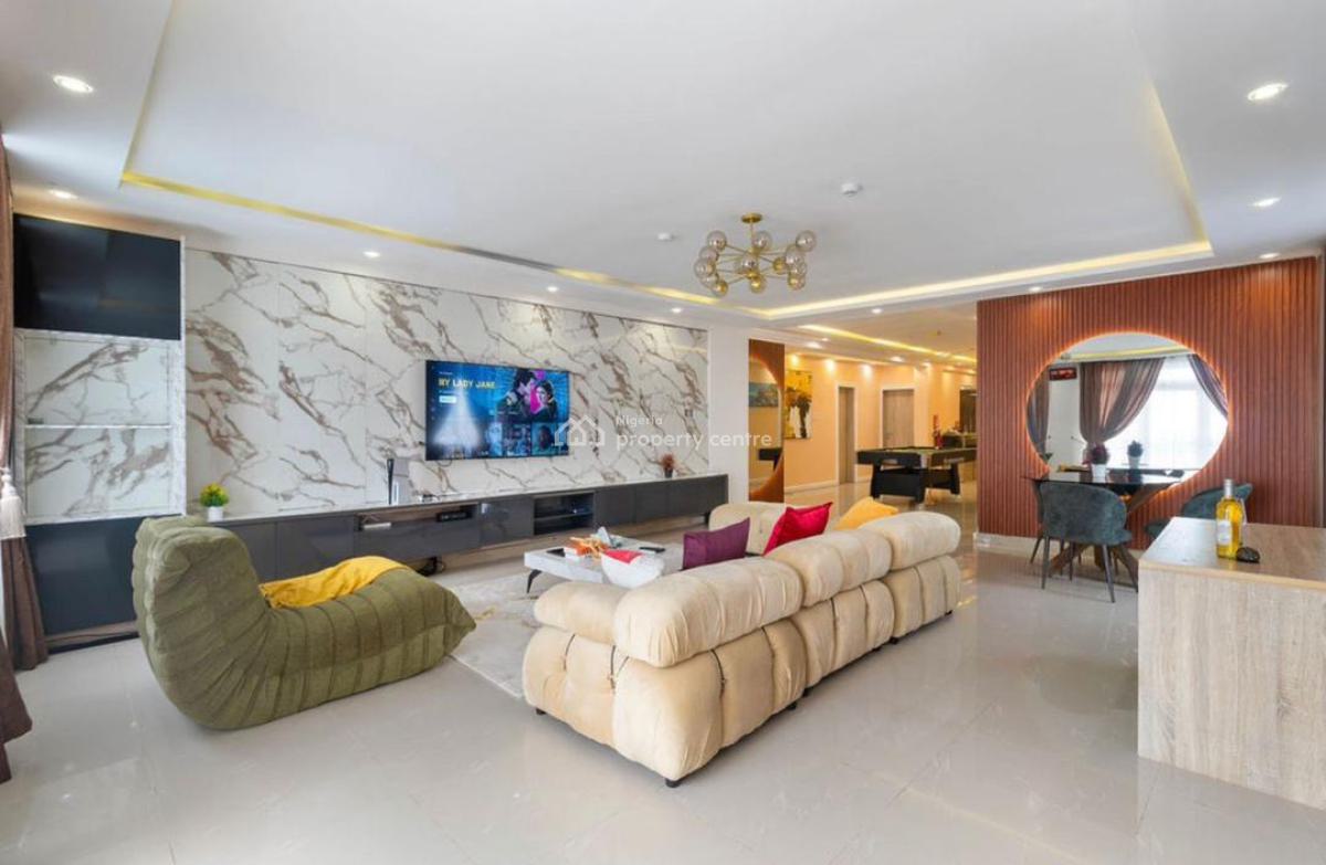 3 Bedroom Apartment with Sea View and Pool, Lekki Phase 1, Lekki, Lagos, Flat / Apartment Short Let