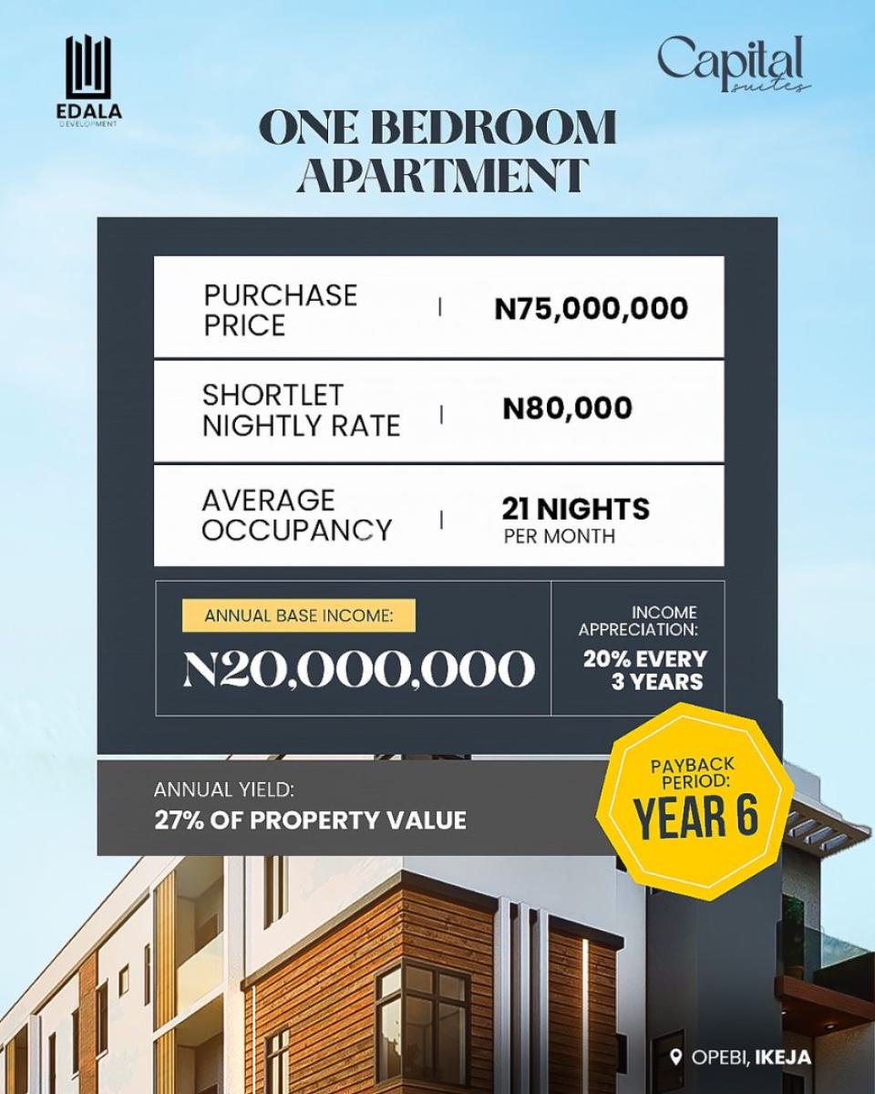 Capital Suites, Opebi Ikejapre-launch Price: ₦75m,20m Yearly Returns, Ikeja, Opebi, Ikeja, Lagos, Detached Duplex for Sale