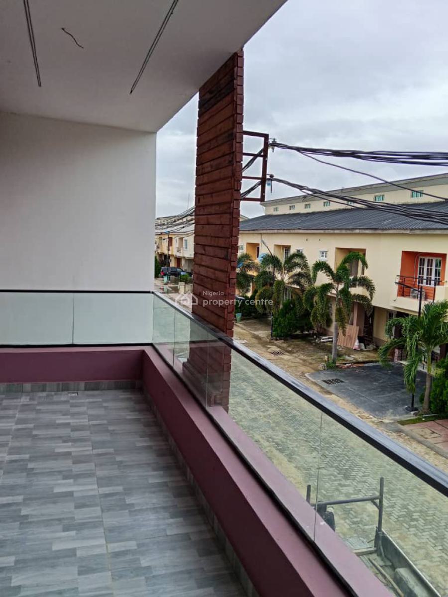 Newly Built 4 Bedrooms Terraced Duplex with No Bq, Lekki Gardens Phase 5, By Lagos Business School, Ajah, Lagos, Terraced Duplex for Rent