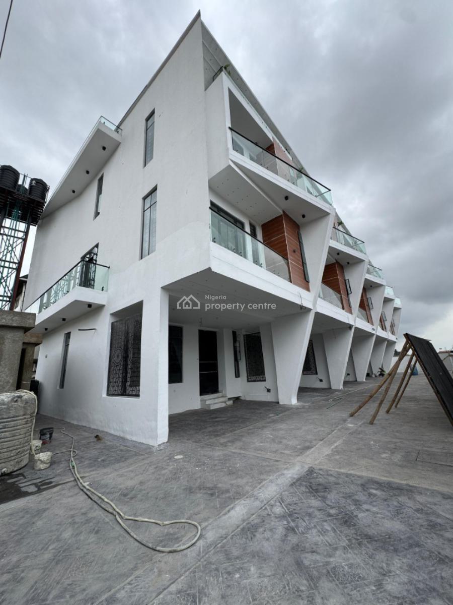 Exquisite 4 Bedroom Terraced Duplex with Bq in a Secured Estate, Ikate, Lekki, Lagos, Terraced Duplex for Sale
