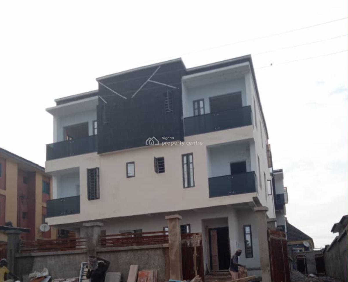 Newly Luxury 4 Bedrom Semi Detach Duplex+bq, Inside a Lovely Serene Estate Environment Off College Road Ogba-ikeja, Ogba, Ikeja, Lagos, Semi-detached Duplex for Sale