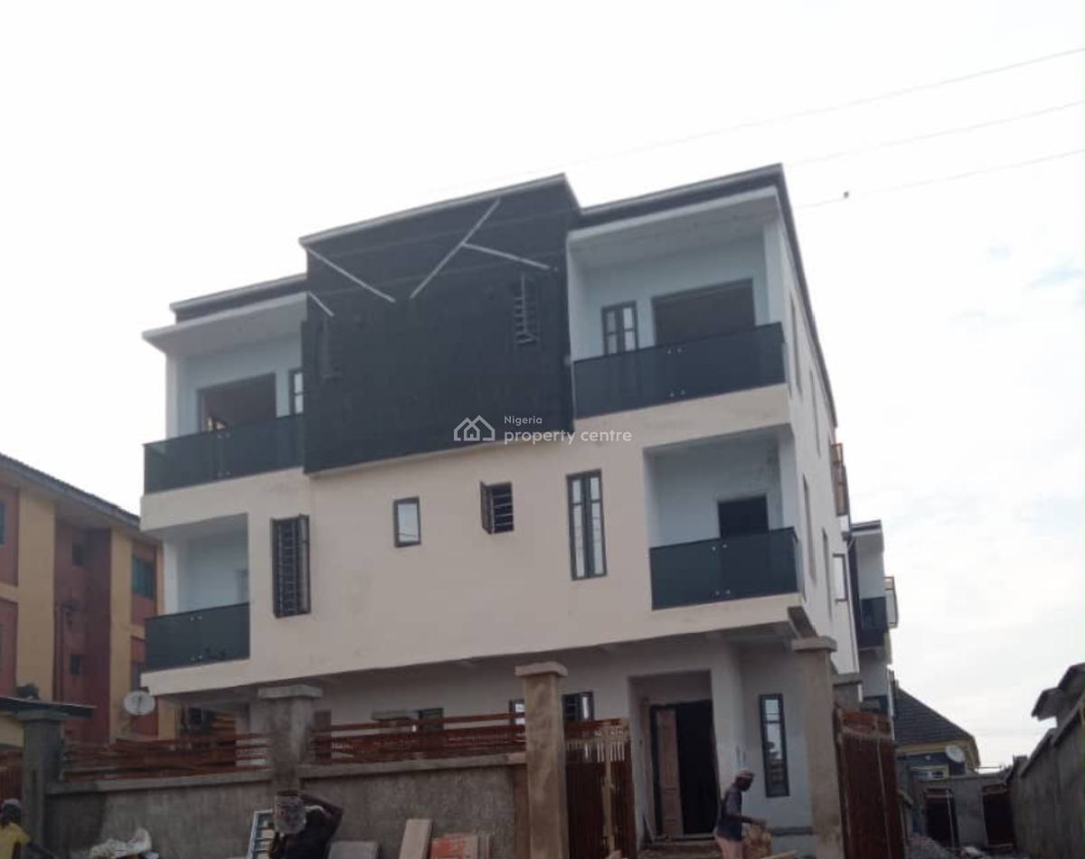 Newly Luxury 4 Bedrom Semi Detach Duplex+bq, Inside a Lovely Serene Estate Environment Off College Road Ogba-ikeja, Ogba, Ikeja, Lagos, Semi-detached Duplex for Sale