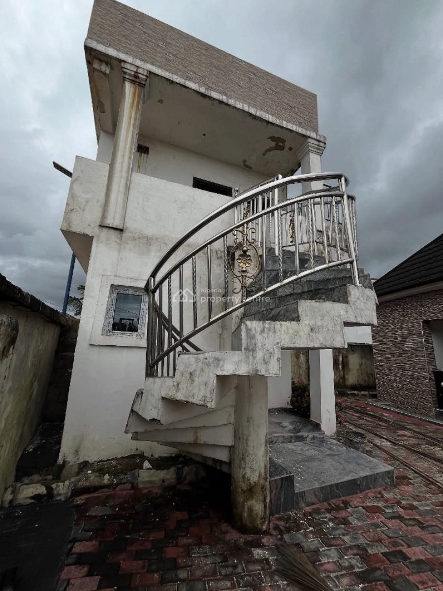 Spacious 4 Bedroom Detached Bungalow in Serene Neighborhood, Egbelu, Off Car Wash Elioparanwo, Port Harcourt, Rivers, Detached Bungalow for Sale