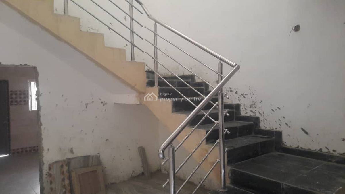 Semi Finished Carcass 3 Bedrooms Terrace Duplex with Boyz Quarter, Paradise 3 Estate Chevron Drive Opposite Ebano Supermarket, Lekki, Lagos, Terraced Duplex for Sale