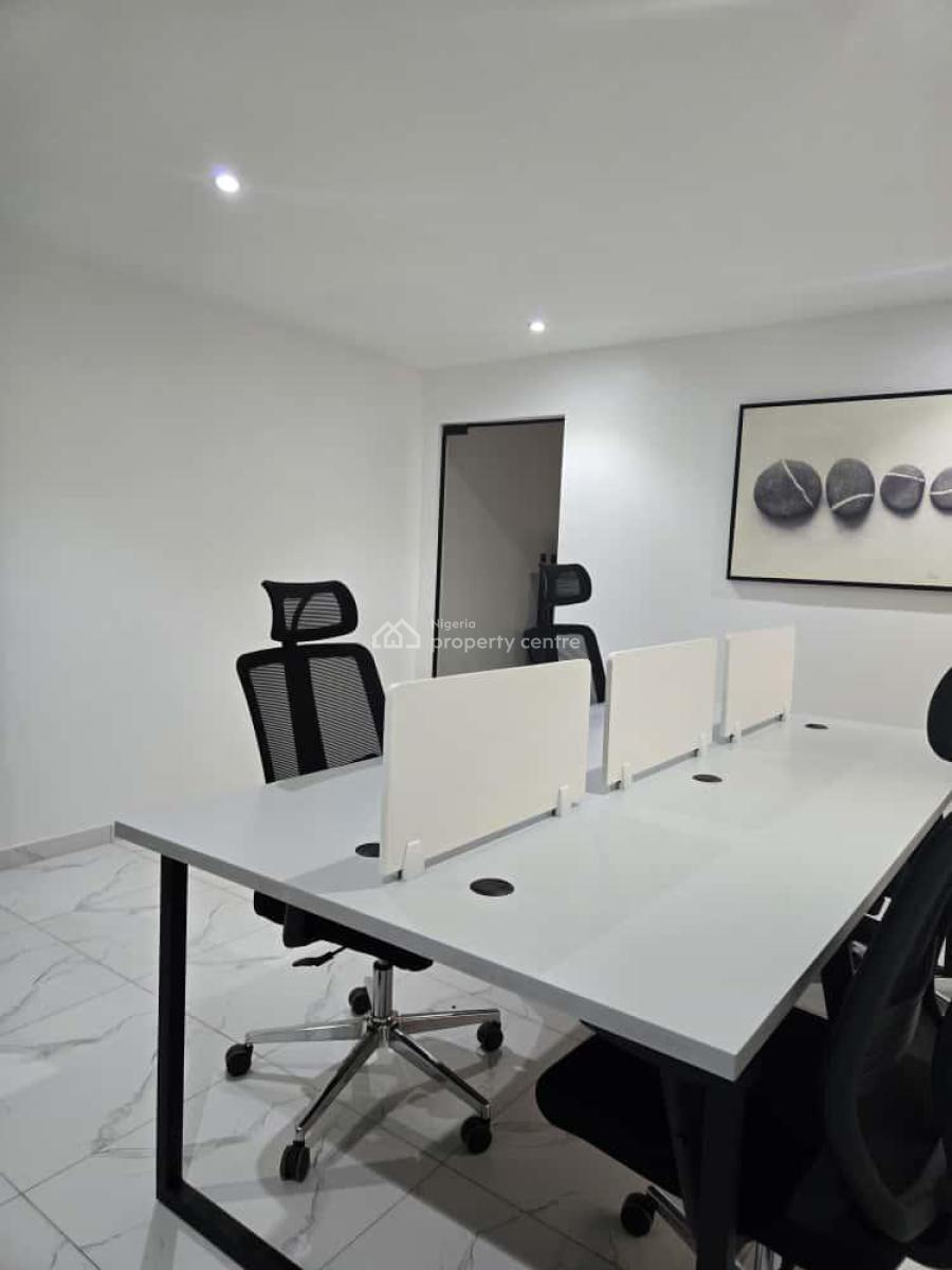 Fully Furnished Serviced Office Space, Ground Floor Measuring 80sqms, Victoria Island (vi), Lagos, Office Space for Rent