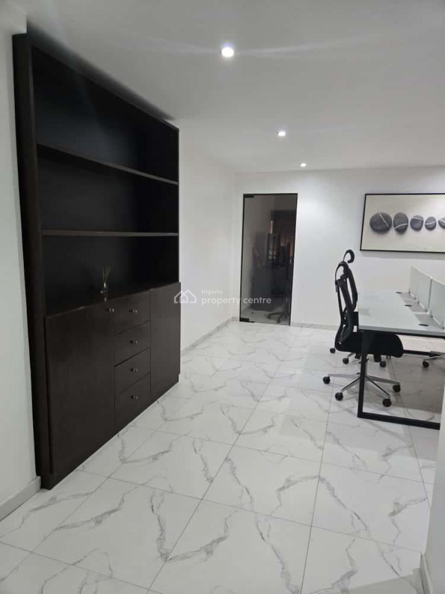 Fully Furnished Serviced Office Space, Ground Floor Measuring 80sqms, Victoria Island (vi), Lagos, Office Space for Rent