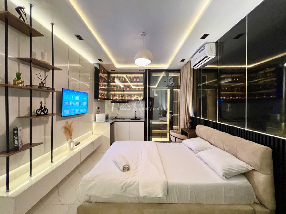 New Luxury Cozy Studio Apartment with Wine Cellar, Oniru, Victoria Island (vi), Lagos, Self Contain (single Rooms) Short Let
