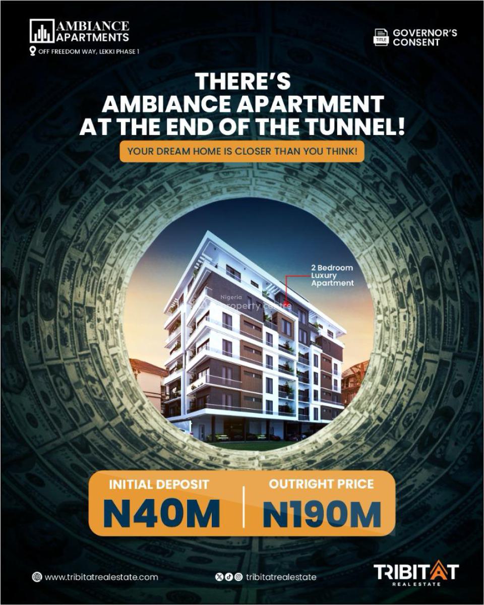 2 Bedroom Apartment, Off Freedom Way/ambiance Apartments, Lekki Phase 1, Lekki, Lagos, Block of Flats for Sale