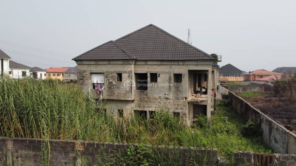 Uncompleted Building: 4 Units of 2 Bedrooms-ensuite and 2 Units, Ajah, Lagos, House for Sale