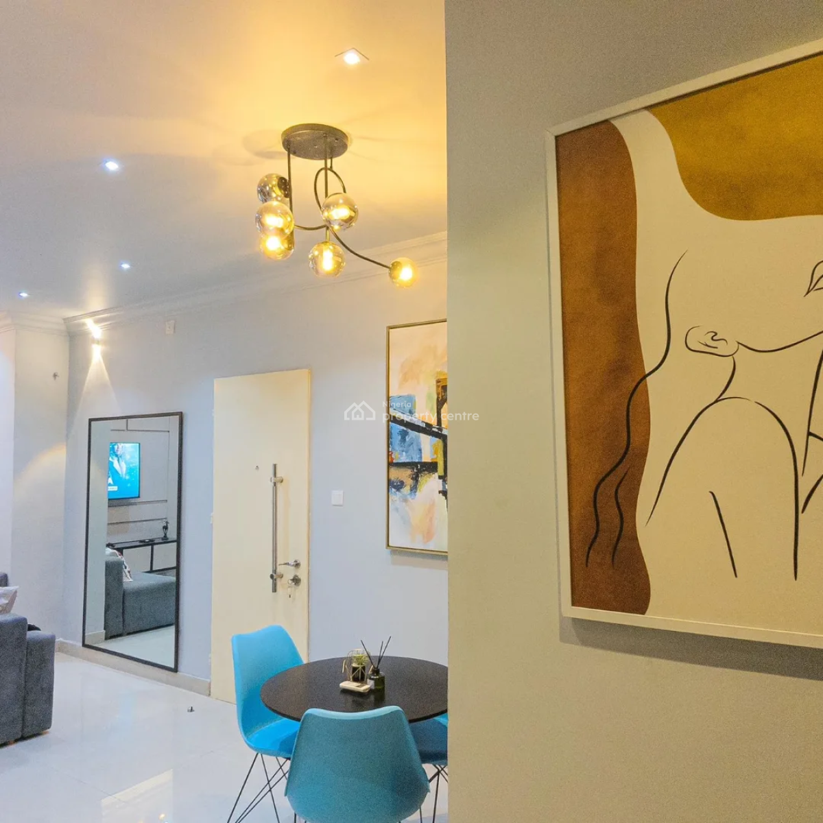 Short.ng Newly Furnished One Bedroom Apartment, Oniru, Victoria Island (vi), Lagos, Mini Flat (room and Parlour) Short Let