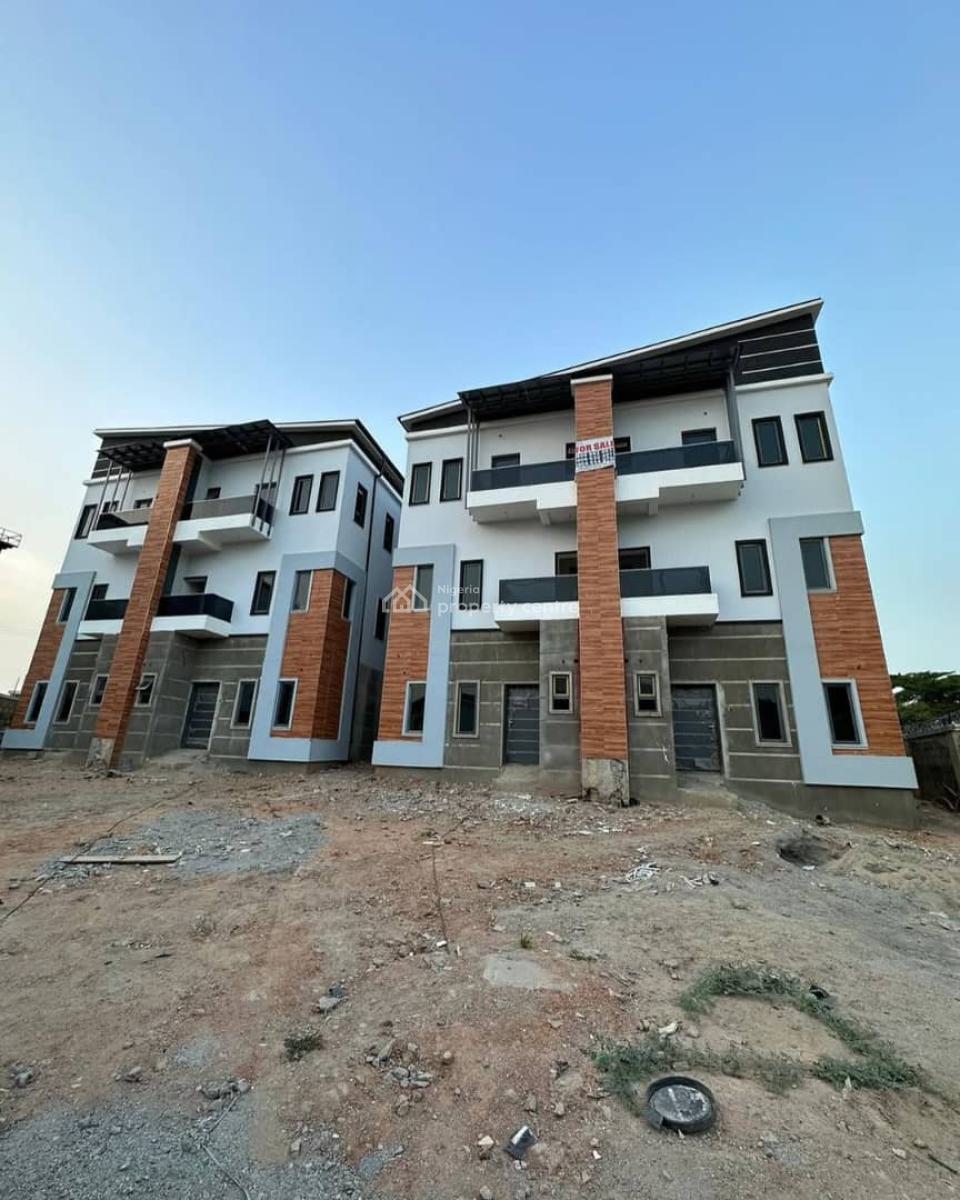 Newly Built 4 Bedroom Semi-detached Duplex with Bq and Swimming Pool, Jahi Gilmore, Jahi, Abuja, Semi-detached Duplex for Sale