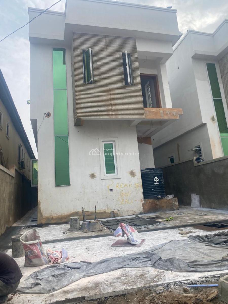 Newly Built 4 Bedroom  Detached Duplex with a Room Bq, Extension Oluwora, Omole Phase 2, Ikeja, Lagos, Detached Duplex for Sale