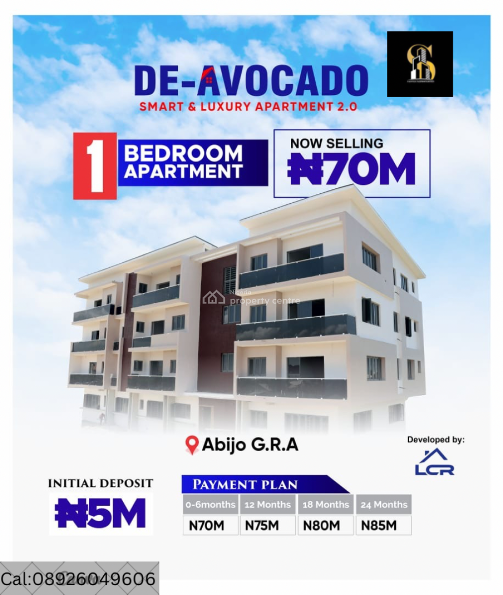 1 Bedroom Apartment, Inside Chois Garden Estate, Abijo, Lekki, Lagos, Mini Flat (room and Parlour) for Sale