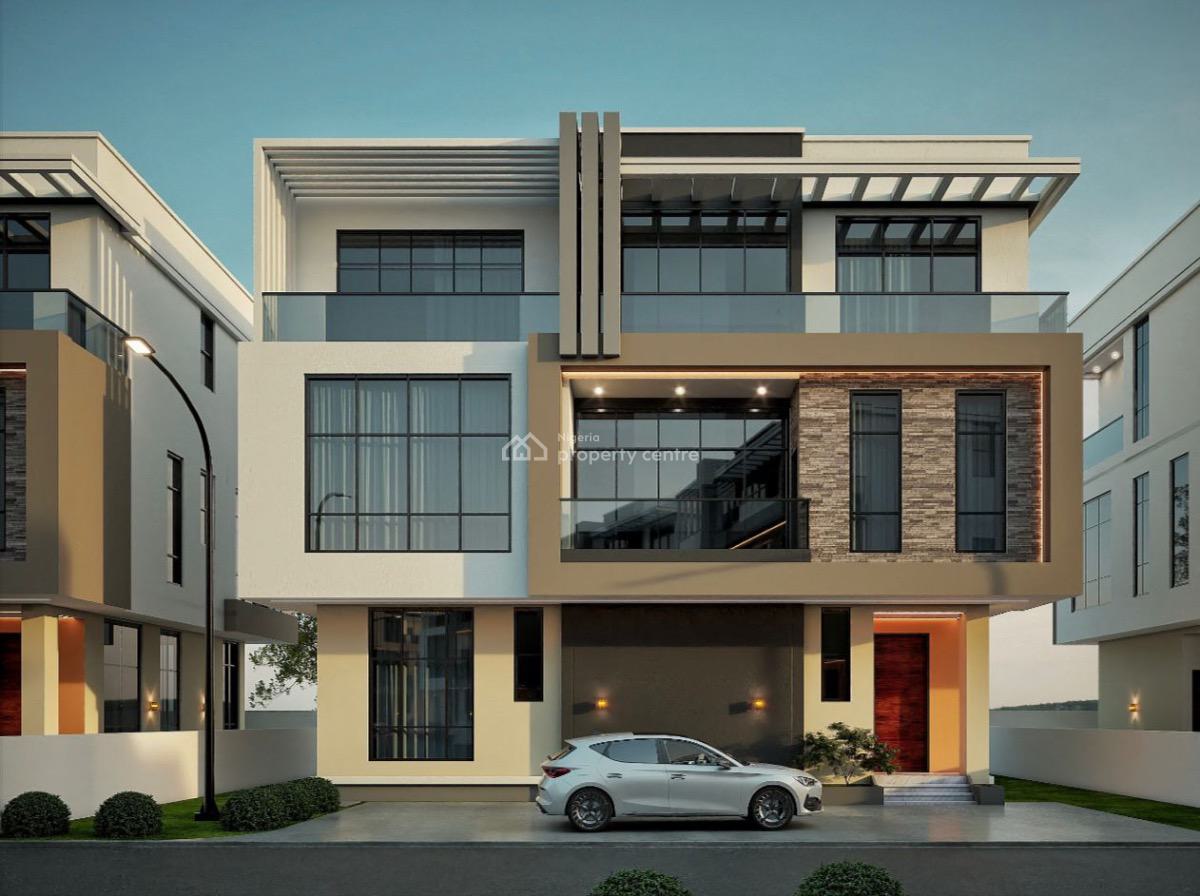 Shell Finished Detached 5 Bedroom with Bq, Guzape District, Abuja, Detached Duplex for Sale
