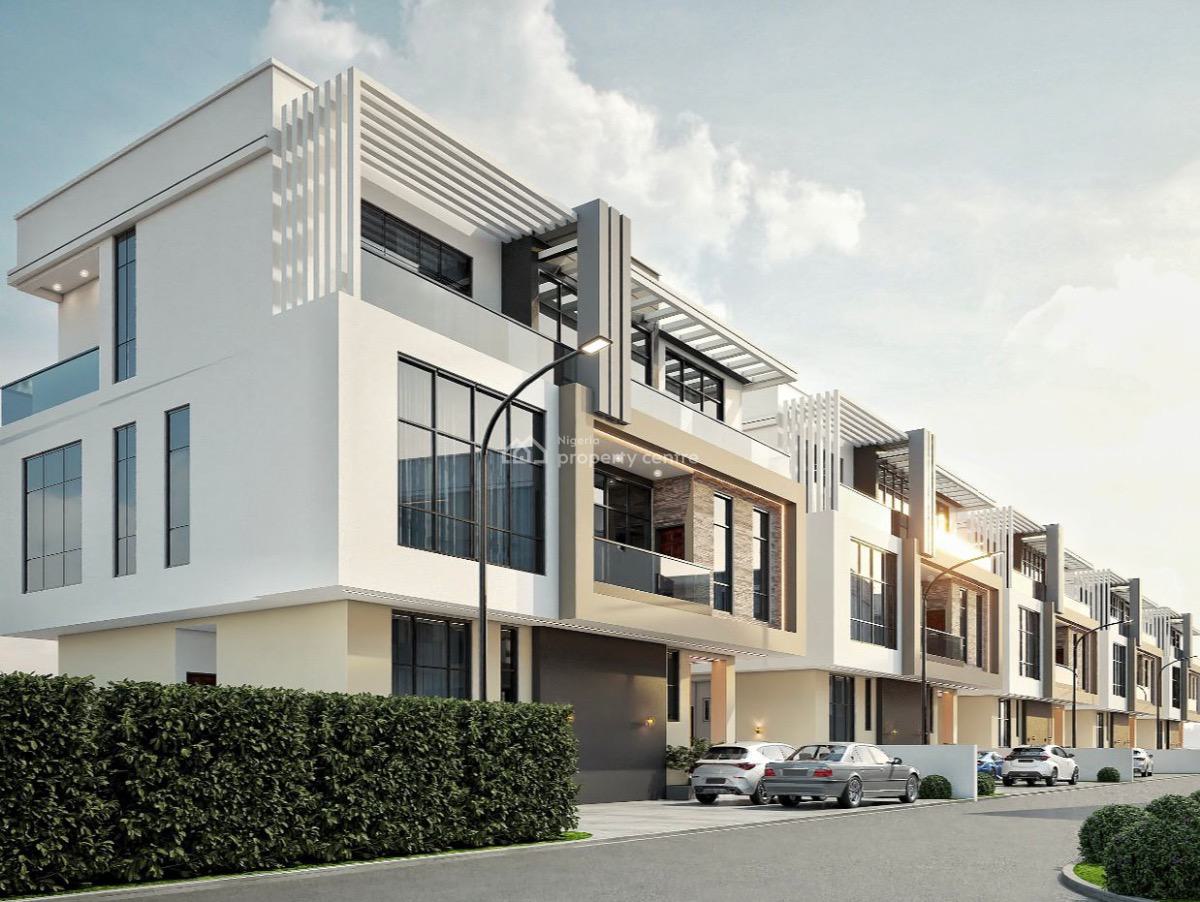 Shell Finished Detached 5 Bedroom with Bq, Guzape District, Abuja, Detached Duplex for Sale