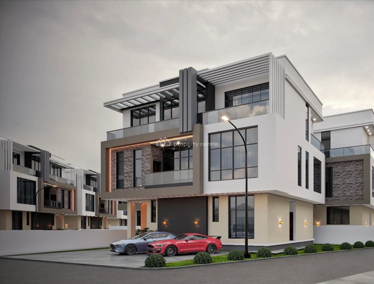 Shell Finished Detached 5 Bedroom with Bq, Guzape District, Abuja, Detached Duplex for Sale