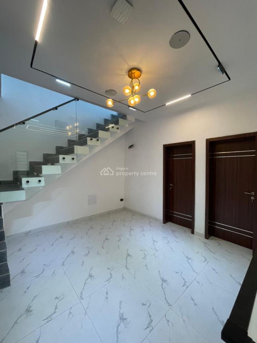 Luxury 4 Bedroom Terrace Duplex with Bq & Pool in Serene Estate, Osapa, Lekki, Lagos, Terraced Duplex for Sale