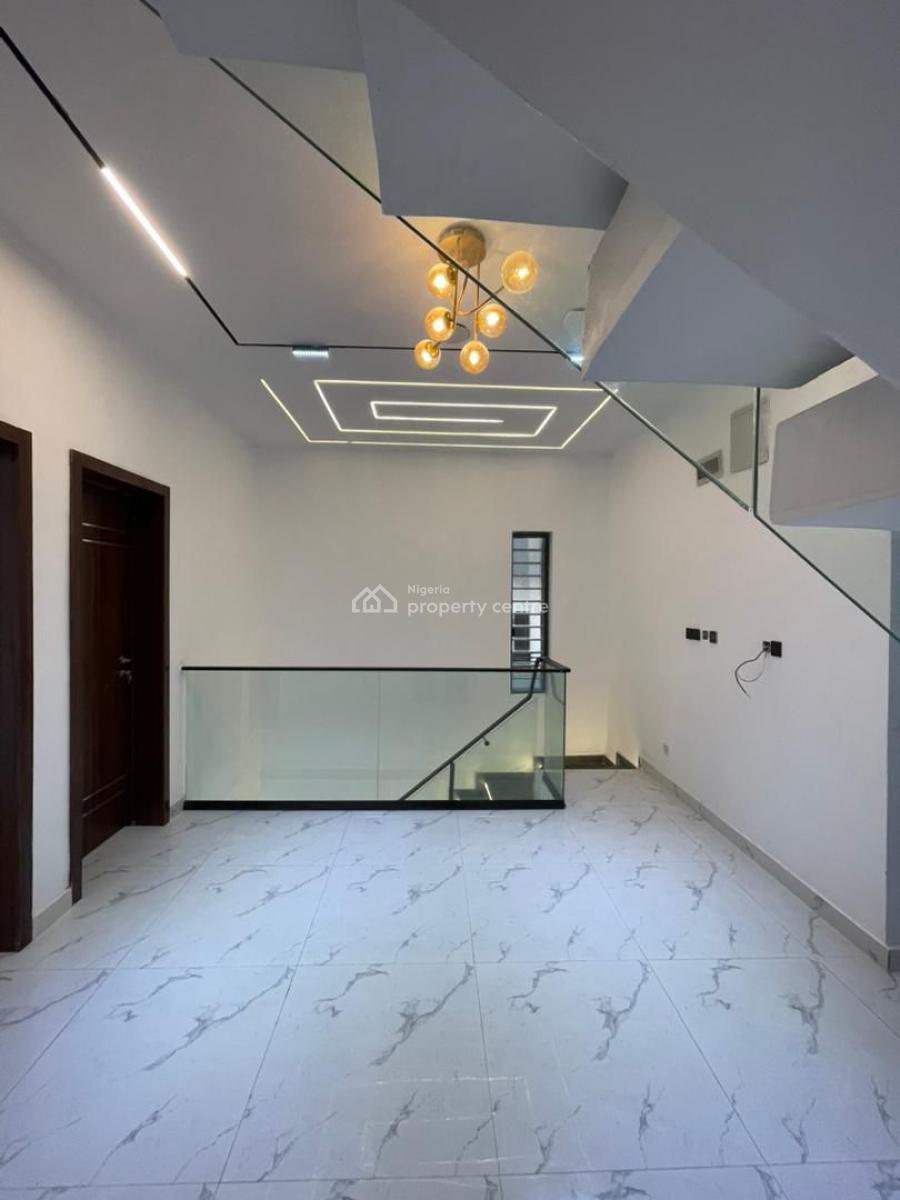 Luxury 4 Bedroom Terrace Duplex with Bq & Pool in Serene Estate, Osapa, Lekki, Lagos, Terraced Duplex for Sale