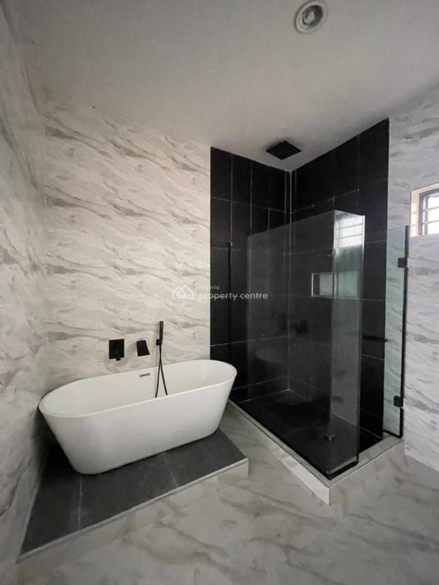 Luxury 4 Bedroom Terrace Duplex with Bq & Pool in Serene Estate, Osapa, Lekki, Lagos, Terraced Duplex for Sale