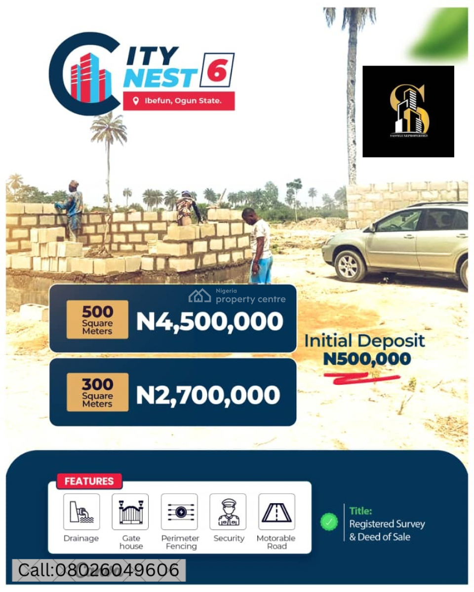 Land, Ibefun, Berger, Arepo, Ogun, Residential Land for Sale