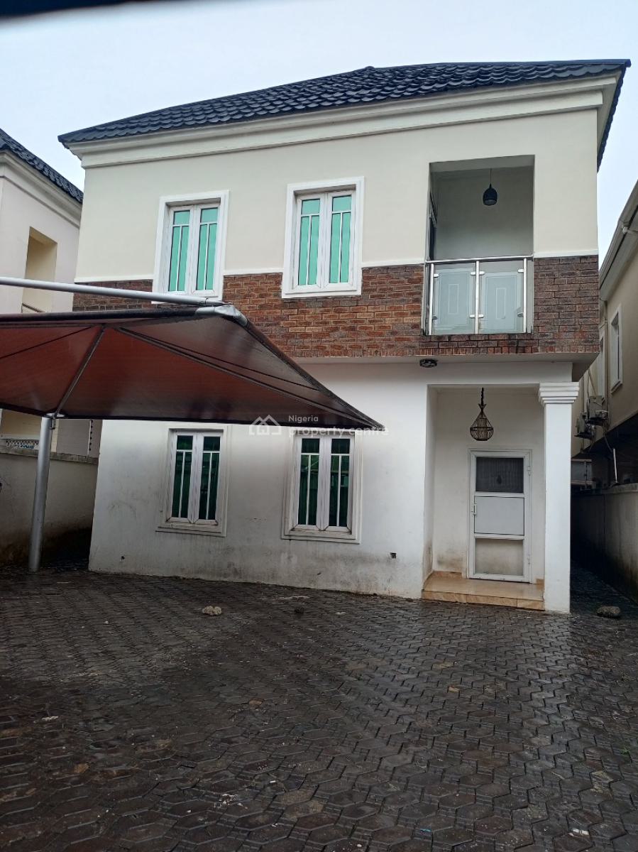 Well Maintained 5 Bedroom with Bq and Security House, Osapa, Lekki, Lagos, Detached Duplex for Rent