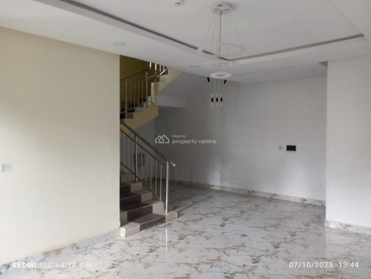 Newly Built Smart 5-bedroom Terrace Duplex + Bq, By Gaat International School, Gudu, Abuja, Terraced Duplex for Rent