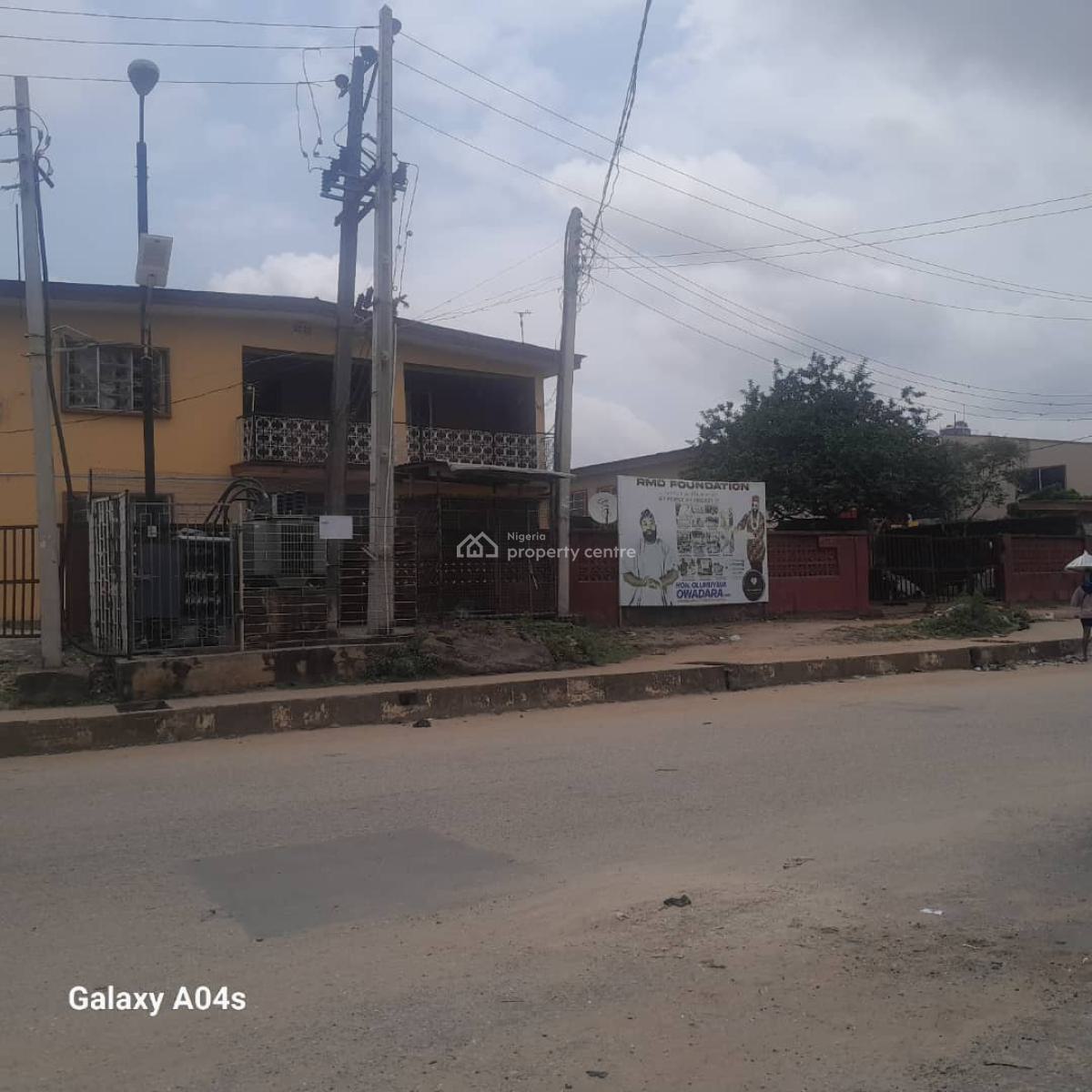 2 Plot with Block of 4 Flats, Odalume Street, Oluwani Street, Ladipo Estate, Oshodi, Lagos, Mixed-use Land for Sale
