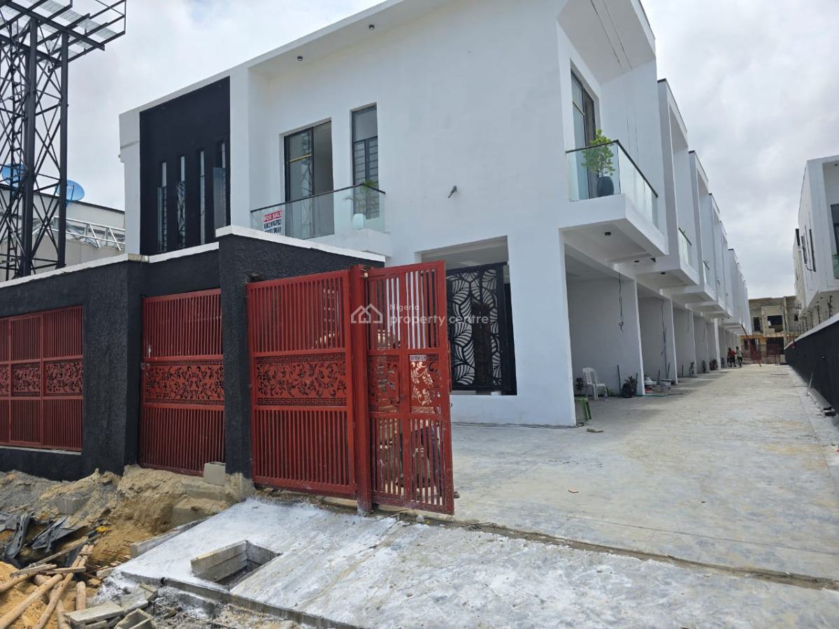 4 Bedroom Terrace with Bq - Governors Consent, Ikota Gra Extension, Ikota, Lekki, Lagos, Terraced Duplex for Sale