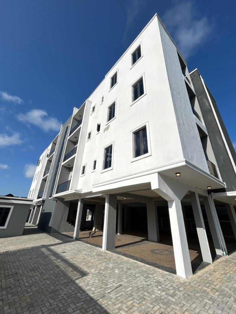 Newly Built 2 Bedroom Flat with Fitted Kitchen and Swimming Pool, Ikate, Lekki, Lagos, Flat / Apartment for Rent