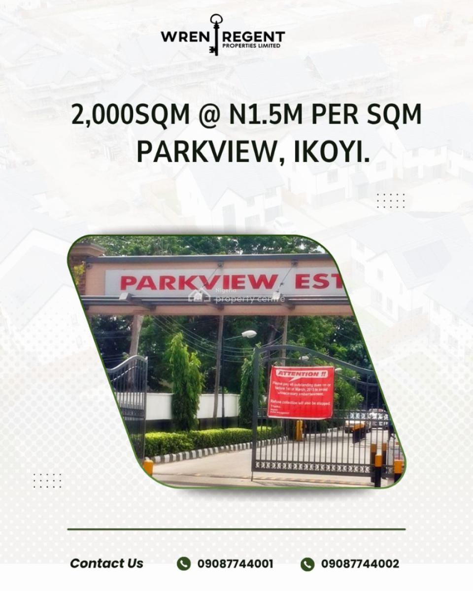 7000sqm & 2,000sqm Land, Ikoyi, Lagos, Land for Sale