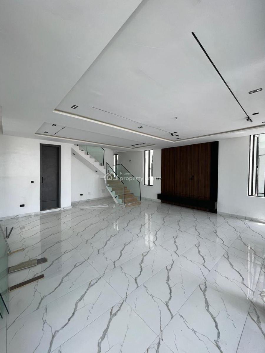 Exquisite 5 Bedroom Detached Duplex with Bq in Serene Estate, Chevron, Lekki, Lagos, Detached Duplex for Sale