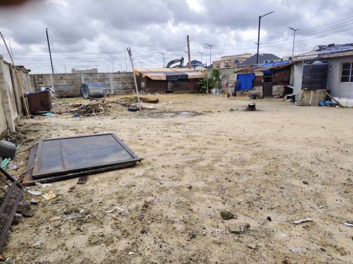 a Plot of Solid/dry, Fully Fenced Land with Self-contained Apartment,, Atlantic View Estate, New Road, Opposite Chevron, Lekki, Lagos, Residential Land for Sale