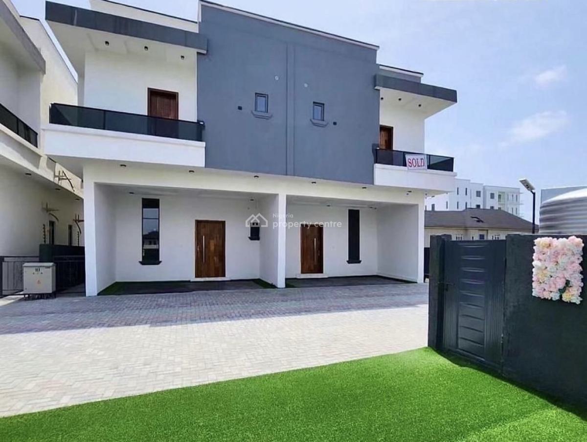 Classy Fully Furnished 4 Bedroom, Costa De Sol 5, Bede Alugbue Street, Spar Road, Ikate, Lekki, Lagos, Semi-detached Duplex for Sale
