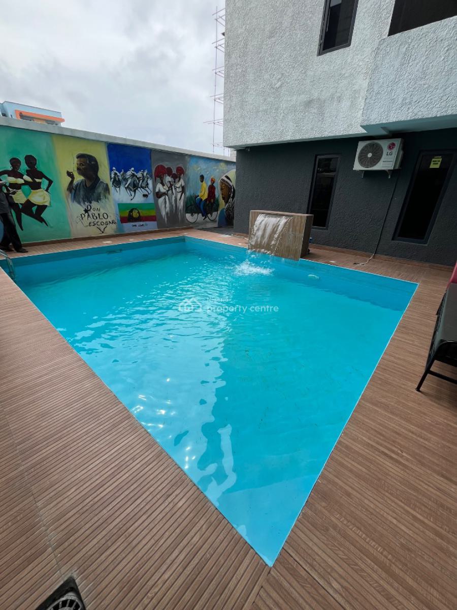 Noir Luxe Dark Themed Luxury 1 Bedroom Apartment, Sandton Skye, Lekki, Lagos, Mini Flat (room and Parlour) Short Let