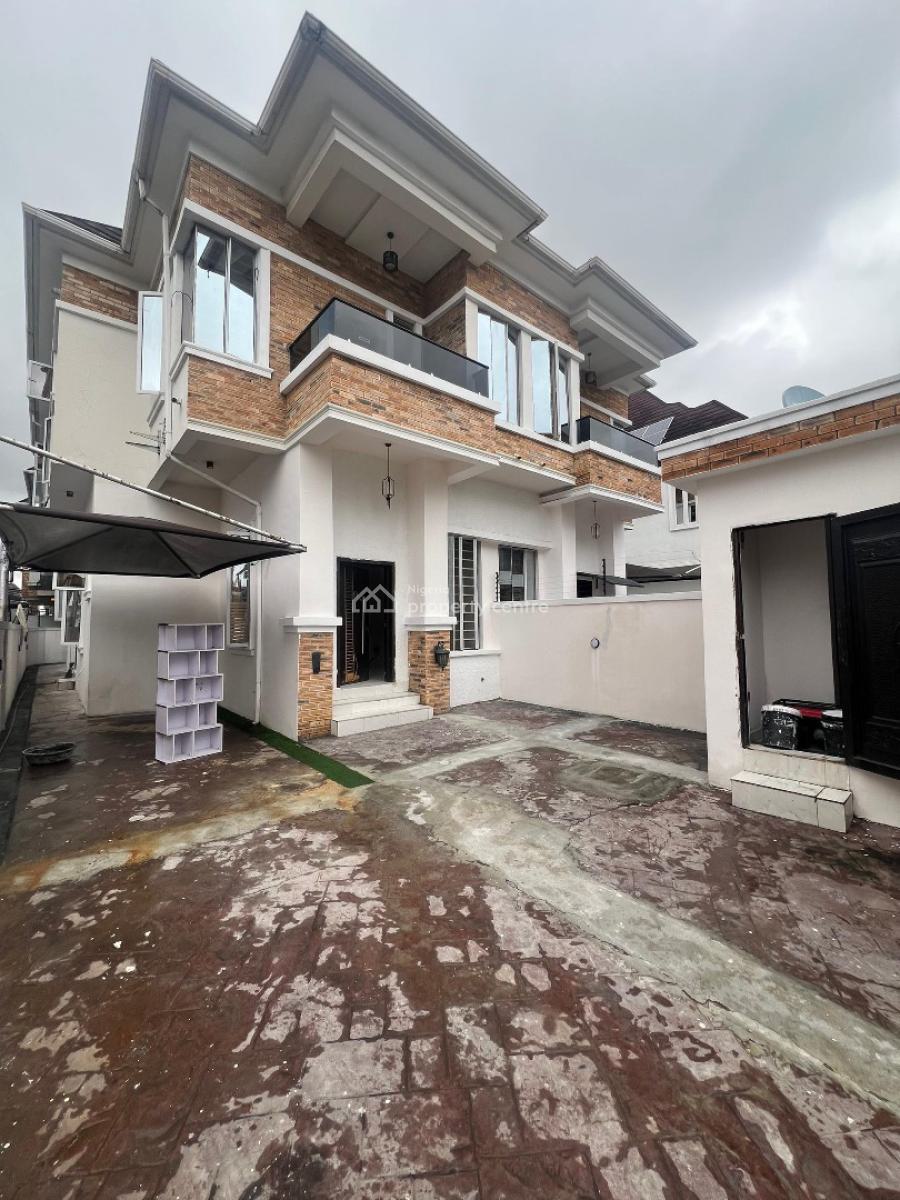 4 Bedroom Semi Detached Duplex + Bq, Chevron, Lekki, Lagos, Semi-detached Duplex for Rent