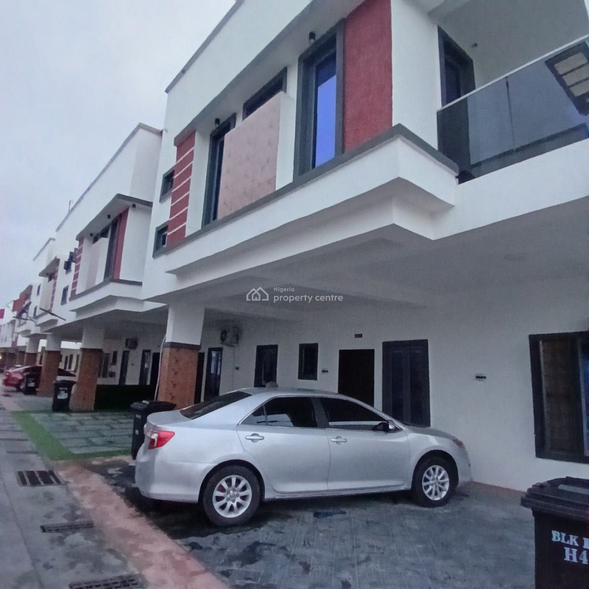 Lovely 4 Bedroom Terrace Duplex with Bq, Chevron Toll Gate, Orchid Road, Lekki, Lagos, Terraced Duplex for Rent