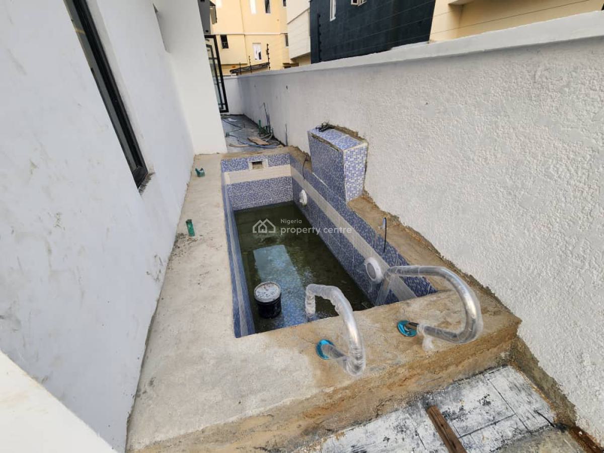 Exquisitely Built  4 Bedrooms Semi Detached Duplex with Bq Swimming Po, Ikota, Ikota, Lekki, Lagos, Semi-detached Duplex for Sale