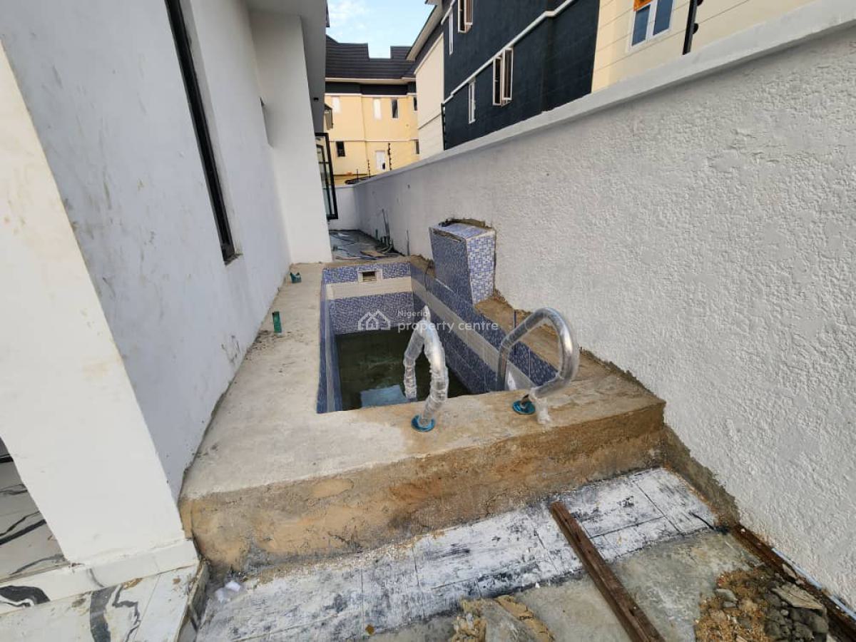 Exquisitely Built  4 Bedrooms Semi Detached Duplex with Bq Swimming Po, Ikota, Ikota, Lekki, Lagos, Semi-detached Duplex for Sale