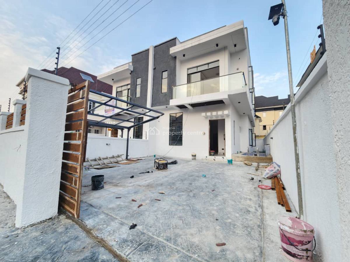 Exquisitely Built  4 Bedrooms Semi Detached Duplex with Bq Swimming Po, Ikota, Ikota, Lekki, Lagos, Semi-detached Duplex for Sale