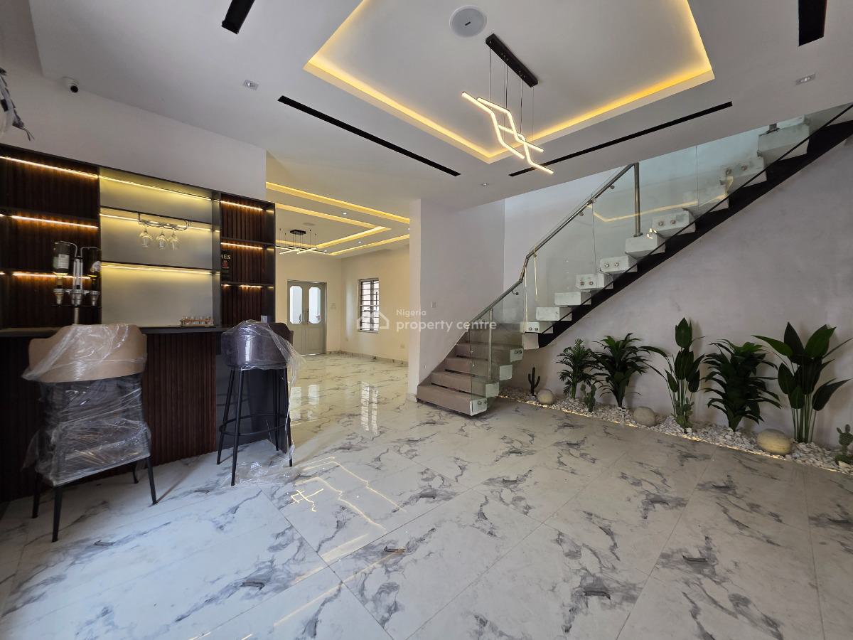 Brand New, Exquisite 5 Bedroom Detached Duplex with Cimema & Gym, Chevron, Lekki, Lagos, Detached Duplex for Sale
