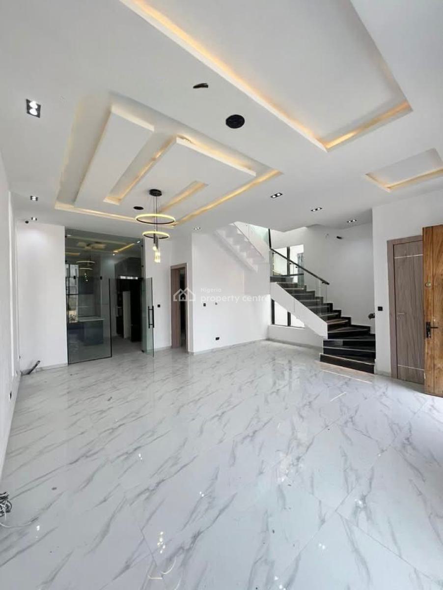 Smart Luxury 4 Bedroom Duplex with Swimming Pool and Bq, Chevron, Lekki, Lagos, Detached Duplex for Sale