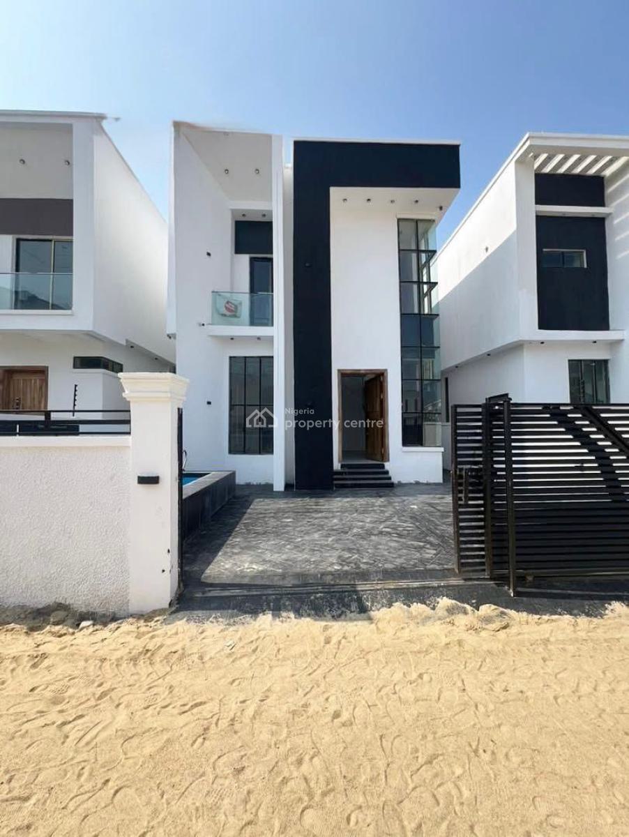 Smart Luxury 4 Bedroom Duplex with Swimming Pool and Bq, Chevron, Lekki, Lagos, Detached Duplex for Sale