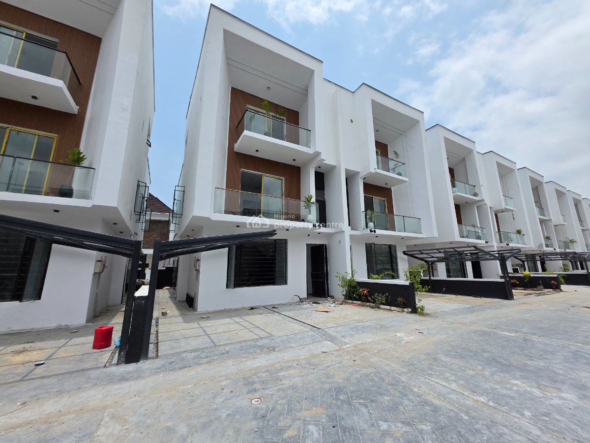 Superb, Brand New 4 Bedroom Semi-detached Duplex, By Chevron Tollgate, Lekki, Lagos, Semi-detached Duplex for Sale