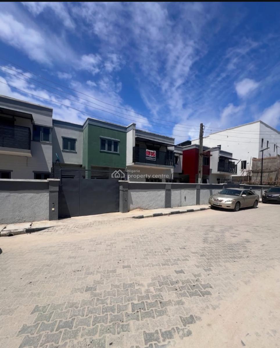 4 Bedroom Terrace Duplex with Bq Self-compound, Ologolo, Lekki, Lagos, Terraced Duplex for Sale