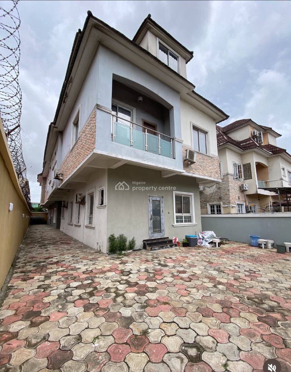 5 Bedroom Duplex with Study, Chevron, Lekki, Lagos, Detached Duplex for Rent